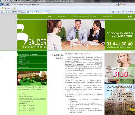 Oficina Virtual Bull Sport Nutrition