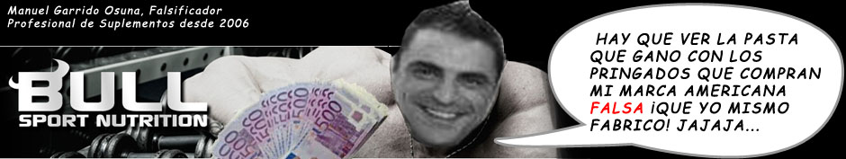 BULL SPORT NUTRITION, la nueva Estafa de MASmusculo BULL SPORT NUTRITION, la nueva Estafa de MASmusculo