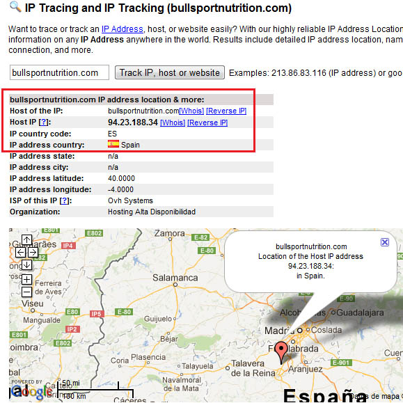 IP Servidor BULL Sport Nutrition