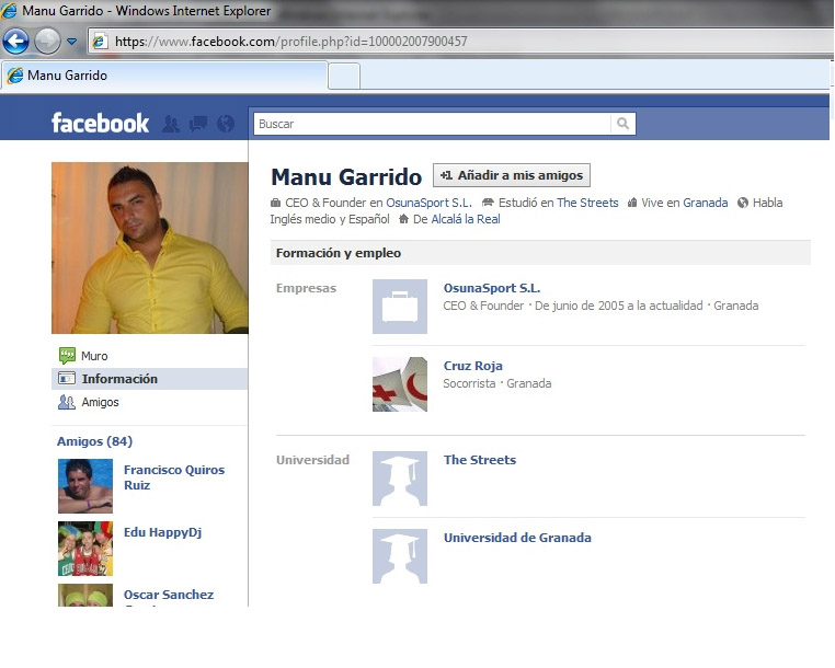 Facebook Manuel Garrido, MASmusculo, Doctor Anabólico Facebook Manuel Garrido, MASmusculo, Doctor Anabólico